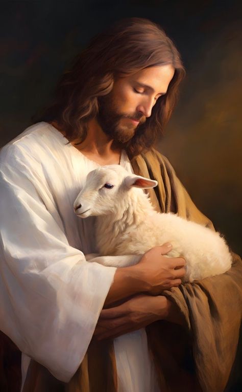 Lamb Of God Wallpaper, Jesus And The Lamb Wallpaper, Jesus And Sheep Wallpaper, Jesus And Lamb Wallpaper, The Lamb Of God Art, Jesus Holding Lamb, Jesus Lamb, Jesus Christ Art, The Good Shepherd