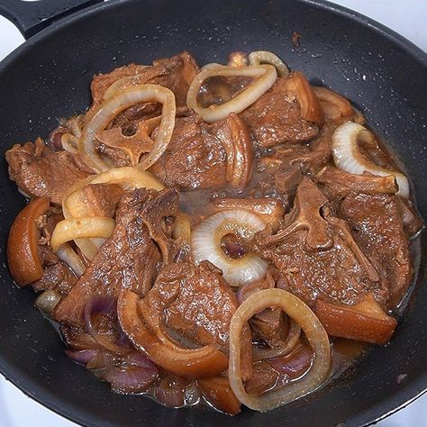 Pork Steak | Pork Steak | By 365 Days Pinoy Food Pork Steaks, I'm Fat, Pork Steak, Pinoy Food, Pork Dishes, How To Cook Steak, Family Meal, Beef Steak, Filipino Recipes