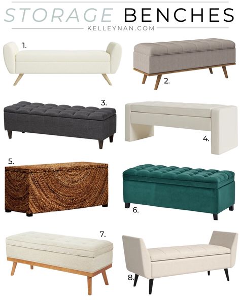 Dressing Room Bench Seat, Bedroom Benches Ideas, Bench Seat Living Room, Bed Bench Ideas Bedroom, Bench Bedroom Ideas, End Of Bed Bench With Storage, Bench With Storage Bedroom, End Of Bed Sofa, Benches For Bedroom