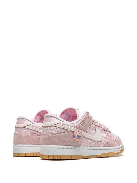 Find NIKE Dunk Low Se Teddy Bear Sneakers on Editorialist. light pink suede signature Swoosh logo detail panelled design logo patch to the side round toe front lace-up fastening rubber sole These styles are supplied by a premium sneaker marketplace. Stocking only the most sought-after footwear, they source and curate some of the most hard to find sneakers from around the world. Nike Dunk Low Teddy Bear, Nike Pink, Pink Teddy Bear, Pink Nikes, Pink Suede, Nike Dunk Low, Nike Dunks, Pretty Shoes, Dusty Pink