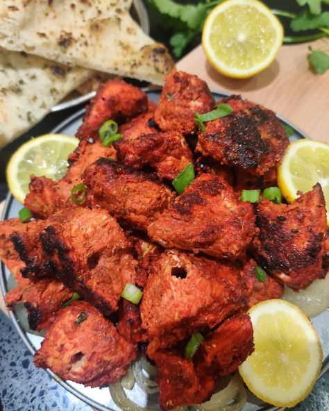 Chicken Tikka Recipe https://fooooods.com/chicken-tikka-cooksbyson Tandoori Chicken Tikka Recipe, Indian Chicken Tikka, Chicken Tikka Curry, Tikka Chicken, Tikka Recipe, Tandoori Masala, Indian Chicken, Chicken Pieces, Chicken Tikka Masala