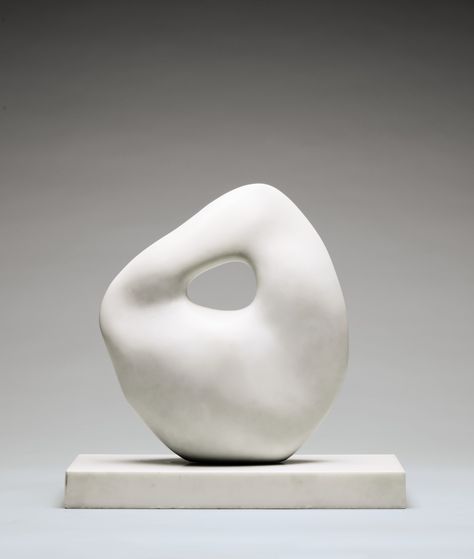 Henry Moore (1898-1986) | Oval Sculpture | 20th Century, Sculptures, Statues & Figures | Christie's Plaster Architecture, Henry Moore Sculptures, David Rockefeller, White Sculpture, Marble Carving, Figurative Kunst, Henry Moore, Sculptures Céramiques, Small Sculptures