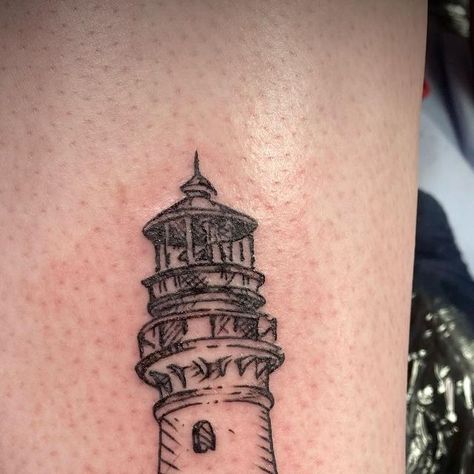 Ailie on Instagram: "🌊..Little lighthouse sketch..🌊 . . . #lighthouse #lighthousetattoo #lineworktattoo #dynamicink #glasgowtattoo #glasgowtattooartist #glasgowtattoostudio #blancolotattooglasgow" Portland Headlight Tattoo, Light House Tattoo, Lighthouse Tattoos, Lighthouse Sketch, Upper Back Tattoos, Lighthouse Tattoo, Ship Tattoo, Line Work Tattoo, Tattoo Inspo