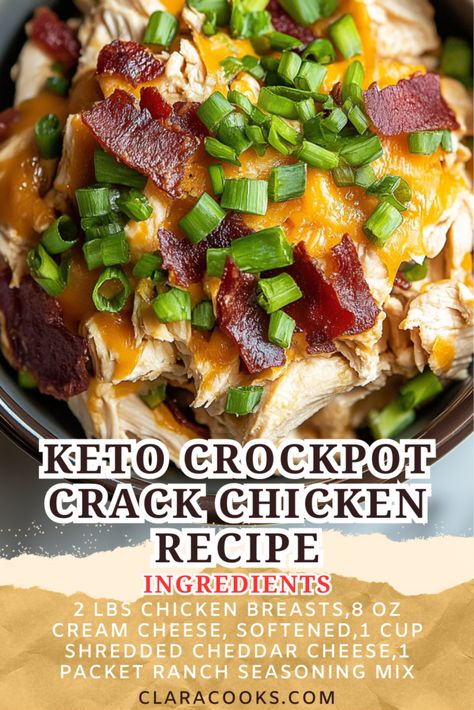 Keto Crockpot Crack Chicken Recipe Low Carb Crockpot Meal Prep, Keto Cracked Out Chicken Crockpot, Chicken Broccoli Crockpot, Low Carb Crockpot Recipes, Keto Crockpot Meals, Crockpot Meal Prep, Low Carb Crock Pot, Low Carb Crockpot, Chicken Crockpot Recipes Healthy