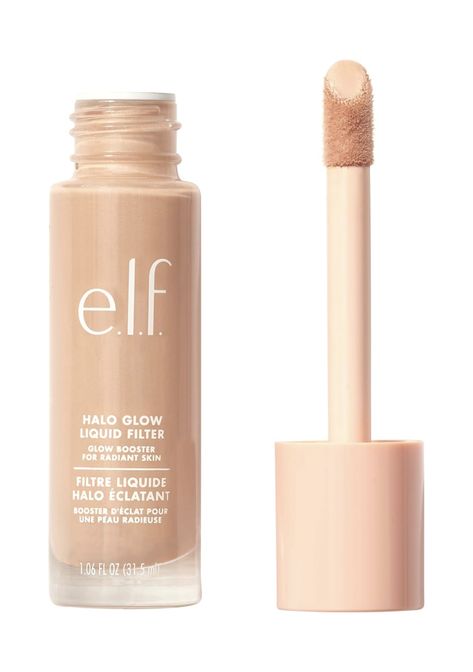 e.l.f. Halo Glow Liquid Filter- Glow Booster for Radiant Skin and Infused With Hyaluronic Acid, Vegan & Cruelty-Free Makeup To Buy Products, Halo Glow Liquid Filter, Halo Glow, E.l.f. Cosmetics, Makeup List, Elf Cosmetics, Makeup Needs, Body Makeup, Makeup Items