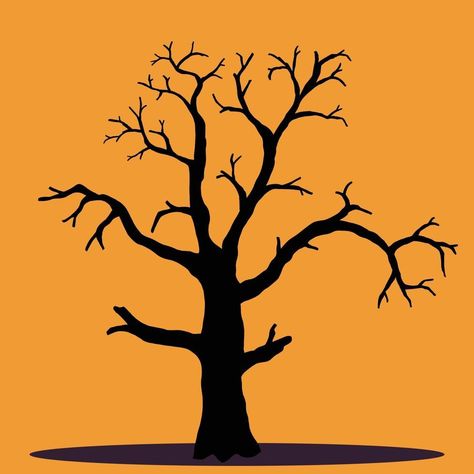 Simplicity halloween dead tree freehand drawing silhouette Dead Tree Drawing, Drawing Silhouette, Silhouette Sketch, Freehand Drawing, Dead Tree, Spooky Trees, Tree Templates, Leaf Silhouette, Tree Graphic