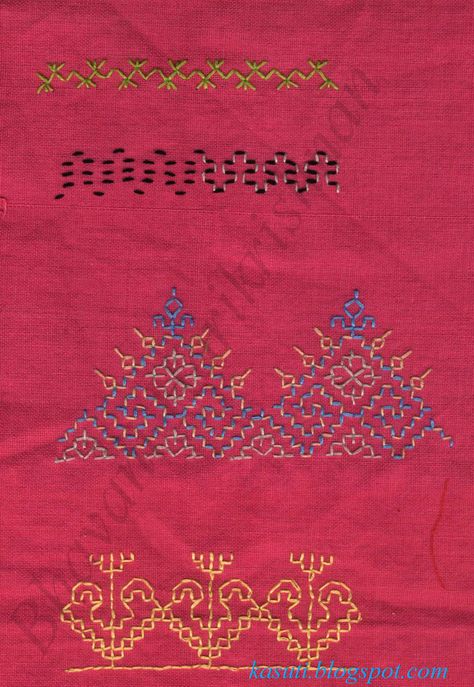 Kasuti Embroidery Tutorial: Kasuti Sampler Kasuthi Embroidery Design, Kasuti Embroidery Design, Kasuti Embroidery Motifs, Embroidery Peacock, Kashida Embroidery, Huck Embroidery, Kasuti Embroidery, Design Analysis, Swedish Weaving Patterns