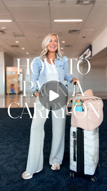 Cassie • Hi Sugarplum! on Instagram: "Carry-on life 😍✈️🧳 Comment ✨PACK IT✨ and I’ll send you links to all my travel packing essentials!   Three weeks in Europe with just a carry-on definitely required a lot of outfit planning, but also  some serious MacGyver packing! 🧳😜 These essentials are how I make it happen.   FAQ: ✈️ The soft duffle fits under the seat & counts as a personal item.   ✈️ I have TSA PreCheck so don’t typically have to remove liquids (I do keep them under 4ozs). But I normally pack my toiletry bag in the soft duffle for easy removal if needed.   ✈️ I usually wear sneakers on the plane, so I don’t have to pack them. But for this trip I needed hiking shoes, too, so I wore those  on the plane & put the other sneakers in the hard shell bag where the toiletries are.   ✈️ W Two Week Trip In A Carry On, Carry On Beach Packing, Pack In Carry On, Spring Carry On Packing, Only Carry On Packing, Carry On Essentials Woman, Packing For Business Trip Woman Carry On, How To Pack For 4 Days In A Carry On, How To Pack For Beach Vacation