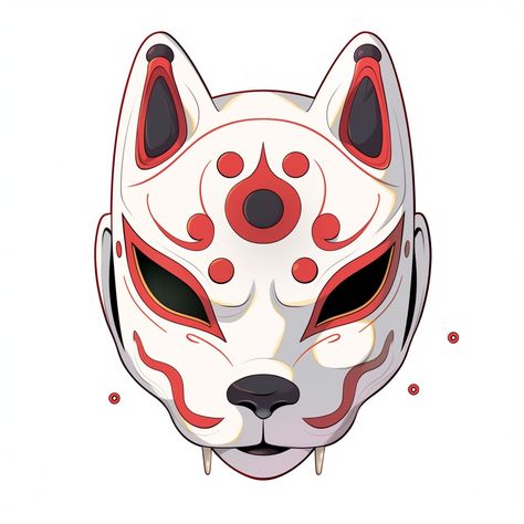 Topeng Anbu, Anbu Black Ops Mask Tattoo, Wolf Mask Anime, Anbu Mask Tattoo, Anbu Mask Tattoos, Anbu Black Ops Mask, Kitsune Mask Art, Mascaras Anbu, Kitsune Logo