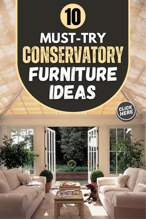 10 Must-Try Conservatory Furniture Ideas Small Conservatory Decor Ideas, Conservatory Furniture Ideas, Conservatory Lighting Ideas, Cosy Conservatory Ideas, Conservatory Ideas, Conservatory Ideas Interior Decor, Conservatory Ideas Interior, Conservatory Sofa, Conservatory Roof Replacement