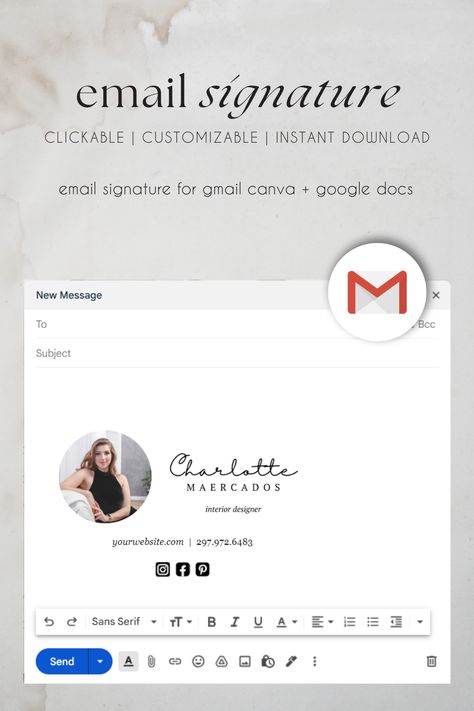 Professional and easy to customize email signature to help you stand out in your client's inboxes. Outlook Signature Ideas, Gmail Signature Design, Email Id Name Ideas, Email Signature Design Creative, Email Signature Ideas, Company Email Signature, Creative Email Signatures, Best Email Signatures, Gmail Signature