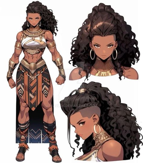 Anime Long Hair, Female Character Concept, Clothing Design Sketches, Black Characters, Black Cartoon, Poses References, Female Character Design, Character Design References, Anime Poses