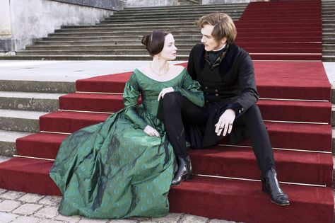 The Young Victoria - TownandCountrymag.com Best British Movies, Victoria Movie, Sandy Powell, The Young Victoria, Rupert Friend, Tartan Plaid Dress, Queen Victoria Prince Albert, Julian Fellowes, British Movies