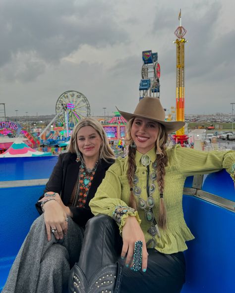 Friends who wear Turquoise together 🦋 Stay Together 🫶🏼 #samsvillegallery We can’t wait to see y’all in Texas at The State Fair! Fair Attire, Texas State Fair, Texas State, State Fair, What To Wear, Texas, Turquoise, How To Wear, Quick Saves