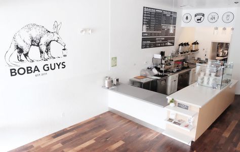 SF Bay Area — Boba Guys - Serving the highest quality bubble milk tea in the world Tea Store Design, Tea Wall Art, Boba Milk Tea, Boba Milk, Bubble Milk Tea, Tea Cafe, Tea Store, Tea Bar, Bar Interior