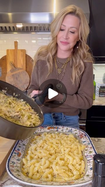 Suzanne Smith on Instagram: "This Chicken & Artichoke Pasta is a Christmas Eve tradition in our family!  I’ve served it every year for as long as I can remember!  It’s easy to make and the creamy sauce makes it decadent and perfect for a cold evening!  Here’s the recipe…I hope you enjoy!

Creamy Chicken & Artichoke Pasta

Ingredients:
1/2 cup butter
6 large garlic cloves, chopped
1 pound mushrooms, thinly sliced
2 - 14 ounce cans artichoke hearts, drained and chopped
2 teaspoons dried basil 
2 teaspoons dried oregano 
1/4 cup chicken broth
1/4 cup dry white vermouth
1 - 1/2 cups heavy cream
3 or 4 cups oven roasted chicken or rotisserie
Kosher salt and lots of freshly ground black pepper
1 cup finely grated Parmesan cheese plus more for sprinkling over at the end.
Chopped fresh parsley 
1 Creamy Chicken Artichoke Pasta, Mushroom Artichoke Pasta, Chicken And Artichoke Pasta, Alouette Garlic Herb Cheese Pasta, The Kitchen Food Network Recipes Katie, Holiday Pasta Dishes, Healthy Easy Dinner Recipes For Family, Artichoke Pasta Recipes, Christmas Pasta Dishes