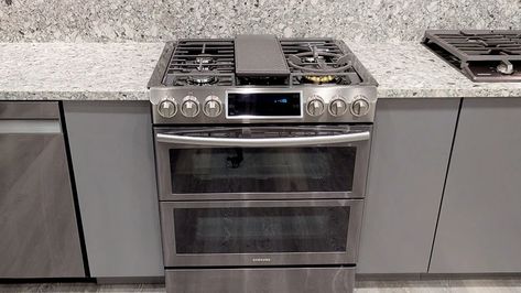 6 Best Gas Slide-In Ranges for 2020 (Reviews/Ratings/Prices) Gas Range Top, Gas Range Double Oven, Double Oven Range, Gas Ranges, Slide In Range, Gas Stove Top, Cool Slides, Counter Depth Refrigerator, Cherry Cabinets