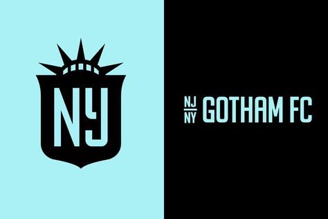 #SkyBlueFC has been rebranded! They are now #GothamFC! #NJNY #NWSL #woso #womenssoccer Glasgow University Logo, Soccer Team Logo Design, Soccer Club Logo Design, Soccer Vintage, Norwich City Fc, Newcastle United Fc, Sport Branding, Major League Soccer, Soccer League