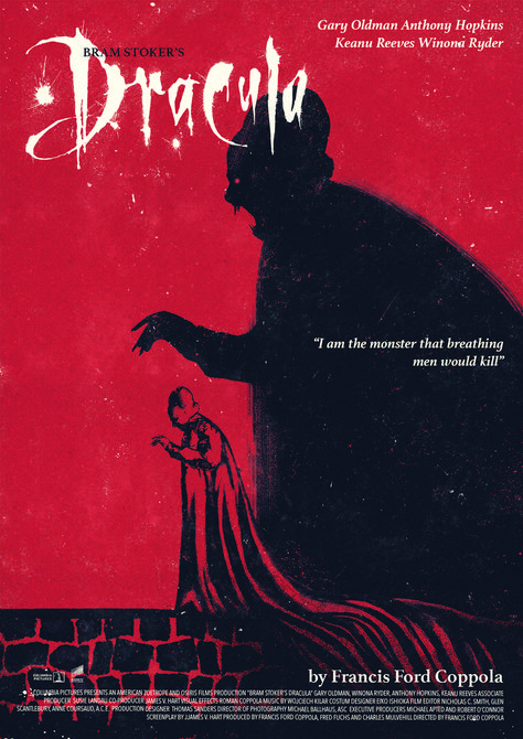 Bram Stoker's Dracula (1992) [1490 x 2107] Dracula Poster Vintage, Gothic Movies, Bram Stoker's Dracula, Vampire Movies, Bram Stoker, Horror Monsters, Horror Posters, Gary Oldman, Horror Movie Art