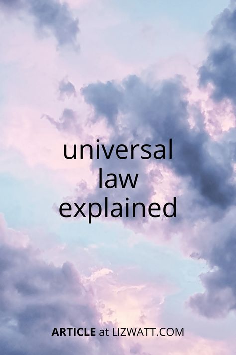 ARTICLE | Universal laws exist and operate regardless of whether believe or want them to be true. When you understand them, you become an active participant in creating reality. Here’s 12 universal laws you need to know… #universallaw #universallaws #whatisuniversallaw #universallawexplained #LizWatt #lifedesign #designyourlife #lifetips #practicalspirituality #spirituality #awakening #personaldevelopment #personalgrowth #consciousness #awareness #intuition #unityconsciousness 12 Universal Laws, Creating Reality, Universal Laws, Create Reality, Design Your Life, Life Design, Consciousness, Personal Growth, Personal Development