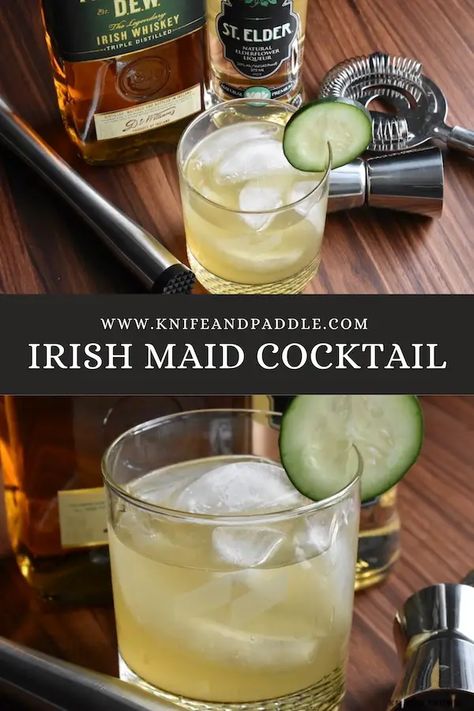 Irish Maid Cocktail, Bar Knowledge, Pub Recipes, Cocktail Equipment, Cucumber Cocktail, Lemon Cocktail, Whiskey Tasting, Sour Cocktail, Pub Food