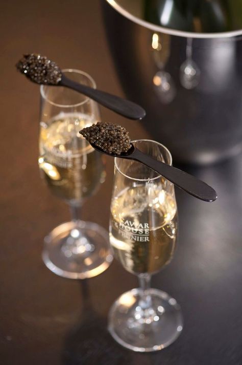 Caviar Bar Wedding, Caviar And Champagne, Osetra Caviar, Uk Restaurants, Taittinger Champagne, Caviar Spoon, Champagne Birthday, Wine Cave, Raw Bar