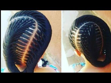 65 African threading hairstyle/thread hairstyles - YouTube African Threading Hairstyles, Thread Hairstyles, Threading Hairstyles, Brazilian Wool Hairstyles, African Threading, Hair Threading, Natural Hair Stylists, African Hair Braiding Styles, Natural Afro Hairstyles