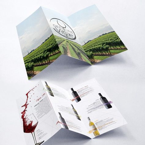 Wine Brochures, Wine Company, Wine Bottle Design, Graphic Design Brochure, Wine Event, Creative Flyer Design, Custom Postcards, Wine Design, Creative Flyers