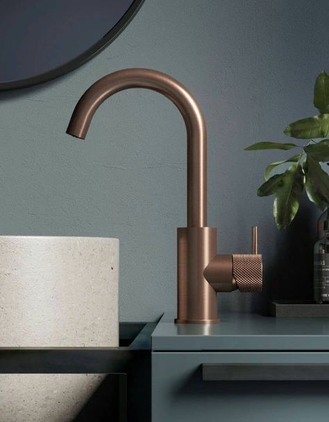 Brass Tapware Bathroom, Bar Tap, Copper Bathroom, Perfect Bathroom, Bathroom Tapware, Brushed Copper, Endless Opportunities, Bathroom Solutions, Bathroom Taps