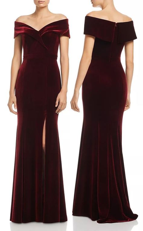 Maid Of Honor Winter Dress, Burgundy Winter Bridesmaid Dresses, Red Winter Bridesmaid Dresses, Bridesmaid Winter Dresses, Winter Bridesmaids Dresses, Velvet Bridesmaid Dresses Winter, Bridesmaid Dresses Christmas, Velvet Dress Long Classy, Velvet Dress Designs Gowns