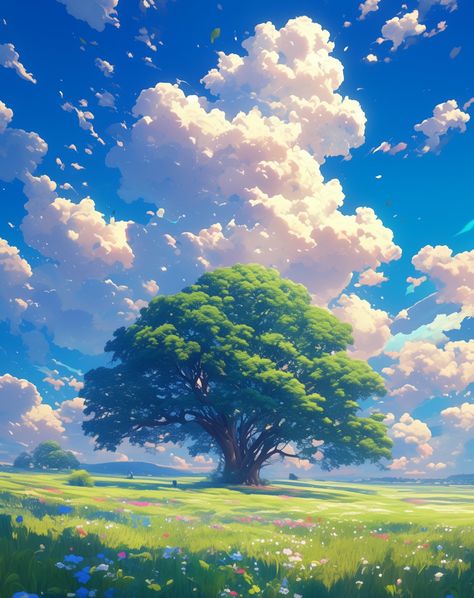 Colorful Anime, Solar Punk, Wall Street Art, Watchful Eye, Cool Wallpapers Art, Text Art, Beautiful Sky, Art Anime, Beautiful Scenery