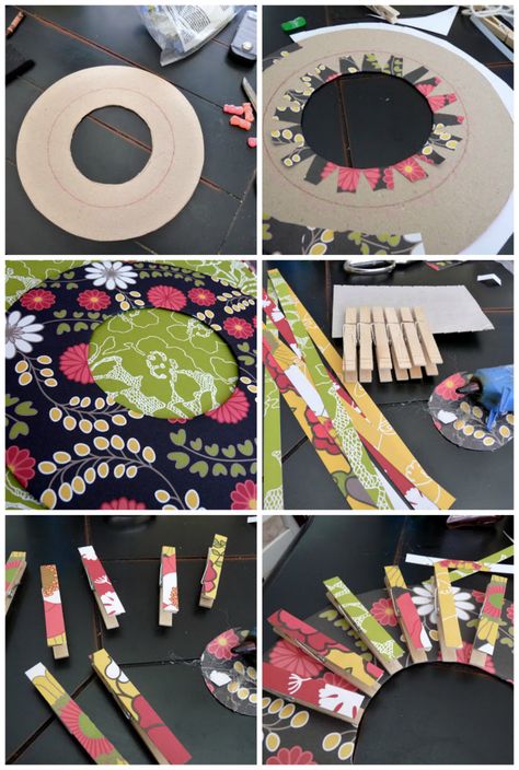 Tea Bag Wreath steps in photos Tea Wreath Diy, Tea Bag Display Ideas, Tea Bag Wreath, Tea Wreath, Calender Ideas, Diy Tea Bags, Mini Wreath, Tea Diy, Christmas Crafts To Make