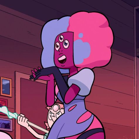 Cotton Candy Garnet Steven Universe, Garnet Icon, Cotton Candy Garnet, Steven Universe Garnet, Su Fusions, Garnet Steven, Garnet Steven Universe, Amazing Gumball, Lapis And Peridot