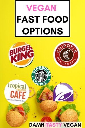 Vegan Taco Bell, Vegan Fast Food Options, Vegan Bagel, Tropical Smoothie Cafe, Vegan Fast Food, Eating Vegan, Veggie Wraps, Vegan Tacos, Veggie Delight