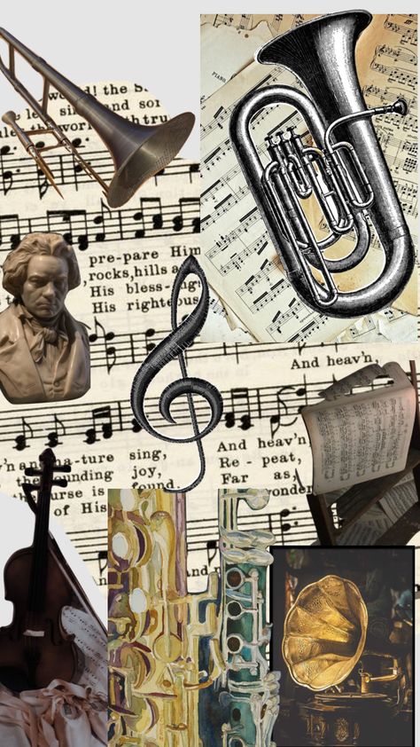 Jazz Music Art, Magazine Layout Inspiration, Classical Music Composers, Music Poster Ideas, Collage Diy, Band Nerd, Music Drawings, Music Crafts, Music Collage