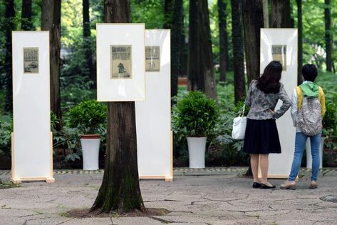 Art Gallery Concept, Exhibition Layout, Outdoor Art Gallery, Gallery Concept, Outdoor Exhibition, Gallery Decor, Bird Paradise, Wayfinding Signage Design, Photo Exhibit