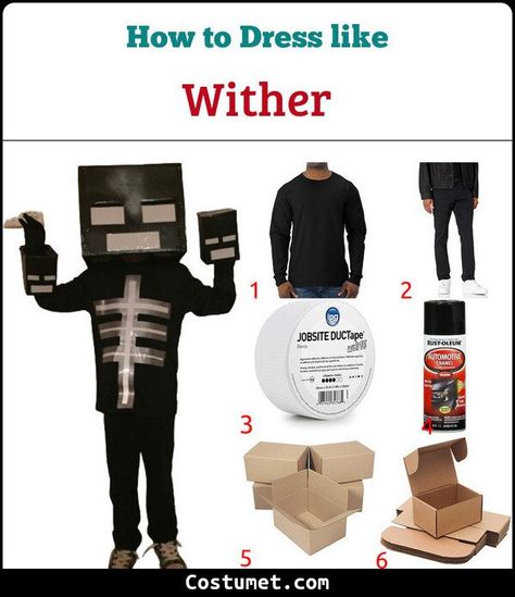 Wither (Minecraft) Costume for Cosplay & Halloween 2022 Wither Minecraft Costume, Minecraft Wither Costume, Minecraft Warden Costume, Wither Minecraft, Minecraft Wither, Minecraft Costumes, Skeleton Costume, Costume For Halloween, Halloween 2022