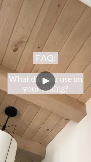 126K views · 8.3K reactions | Our most asked question, aside from our stain color, is what we used on this ceiling.   Pine tongue & groove with Select Pine for the faux beams is what we used and worked perfectly for this space! It has been over 3 years since we installed this and it still looks as good as the day we put it in!  Would you add this to a space in your home?  #fauxbeams #stainedceiling #tongueandgroove #fifthwall | Paige Bower | Budget DIY + Custom Carpentry + Design Stained Beadboard Ceiling, Stained Beadboard, Groove Ceiling, Hallway Ceiling, Tongue And Groove Ceiling, Garage Attic, Beadboard Ceiling, Building Things, Wolf Creek