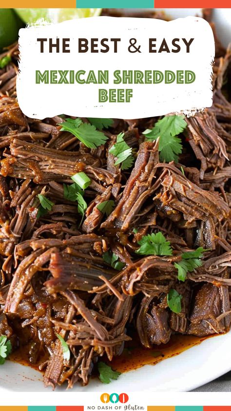 Craving something savory and easy? Try this Easy Mexican Shredded Beef recipe! Perfect for tacos, burritos, or nachos. Slow-cooked to perfection, it's a family favorite. Save this pin and give it a try today! Roast Burritos Shredded Beef, How To Make Shredded Beef, Shredded Beef Dutch Oven, Shredded Beef Tacos Dutch Oven, Shredded Beef Burrito Bowl, Crockpot Mexican Shredded Beef, Shredded Beef Taco Recipes, Shredded Beef Tacos Stove Top, Shredded Beef Crockpot Recipes