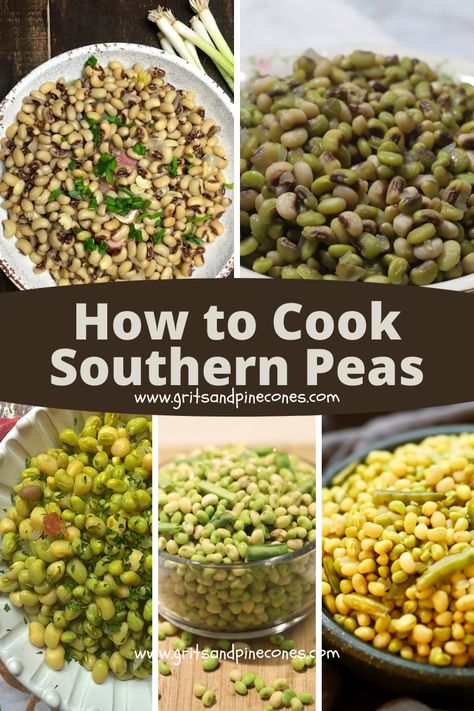 Lady Peas Recipes, Field Peas Southern, Cow Peas Recipes, Lady Cream Peas Recipe, Field Peas And Snaps Recipes, Pink Eyed Peas Recipe, Zipper Peas Recipe, Cowpeas Recipe, Crowder Peas Recipe