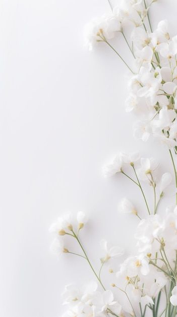 Flores blancas sobre un fondo blanco | Premium Photo #Freepik #photo #fondo-primavera #gypsophila White Flowers Wallpaper, White Flower Wallpaper, White Wallpaper For Iphone, Blanco White, Wedding Floral Centerpieces, Instagram My Story, White Wallpaper, Floral Background, Floral Centerpieces