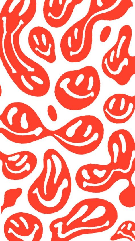 Red Wallpaper Preppy, Red Preppy Wallpaper, Red Preppy Aesthetic, Doodle Iphone Wallpaper, Red And White Aesthetic Wallpaper, Boogie Wallpaper, Smiley Face Wallpaper, Red And White Wallpaper, Preppy Aesthetic Wallpaper