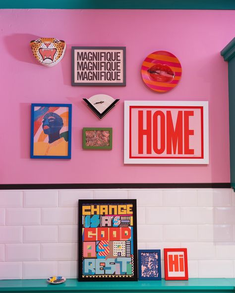 There's no such thing as too many colours! Who else loves this gallery wall by @interiorcurve ? #Flagshipframing #frame #framing #bespokeframing #customframing #pictureframes #wallart #supportsmallbusiness #pictureframing #pictureframe #interiordesign #art #home #inspo #inspiration #maximalism #homedecor Picture Frames On The Wall, Picture Frame Molding, Interiors Inspiration, Home Inspo, Custom Picture Frame, Maximalism, Feature Wall, Interior Inspiration, Custom Framing