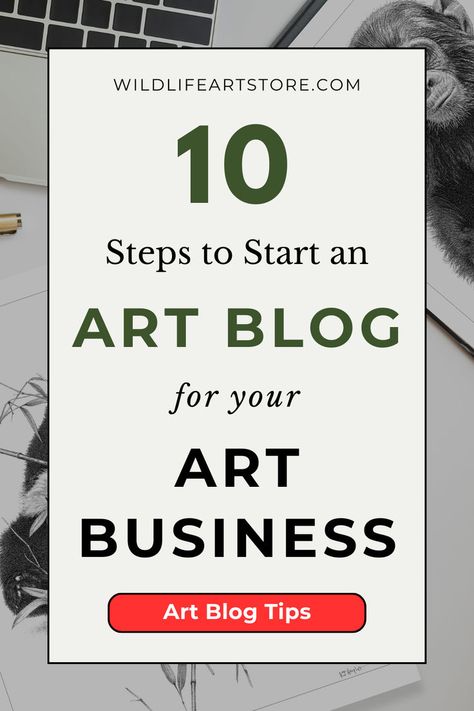 Start an Art Blog: 10 Steps to an Art Business How To Sell Art Online, Where To Sell, What Is An Artist, Creative Names, Selling Art Online, Selling Prints, Artist Blog, Business Pages, Selling Artwork