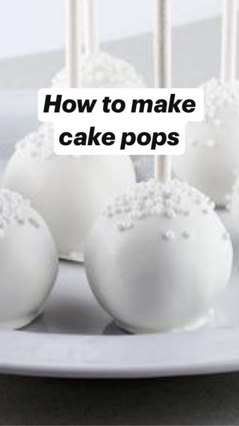 Cake Pop Recipe Easy, Make Cake Pops, Cake Pops How To Make, Cake Pop Recipe, Tasty Baking, Starbucks Recipes, Fun Baking Recipes, Food Videos Desserts, Cooking Recipes Desserts