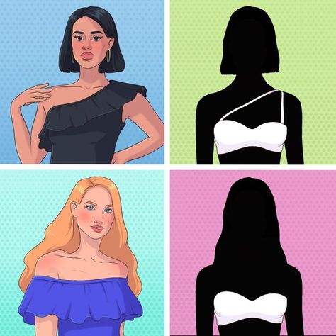 8 Tips That Will Help You Choose the Perfect Bra for Your Outfit Fun Facts About Life, Lacy Bra, Bra Hacks, Low Cut Dresses, Formal Tops, Convertible Bra, Adjustable Bra, Plunge Dress, Adhesive Bra