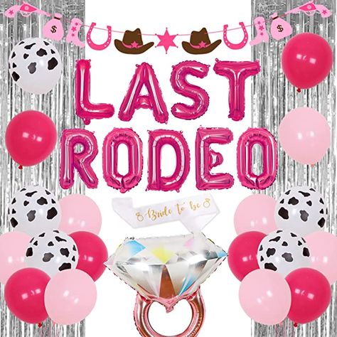 Last Rodeo Bachelorette Party Decorations Western Cowgirl Garland Bride To Be Sash Balloons Bridal Shower Party Supplies : Amazon.com.au: Toys & Games Cowgirl Bachelorette Party Decorations, Last Rodeo Bachelorette Party, Rodeo Bachelorette Party, Bachelorette Party Kits, Bachelorette Party Items, Last Rodeo Bachelorette, Bride To Be Decorations, Cowgirl Bachelorette Party, Ballon Banner