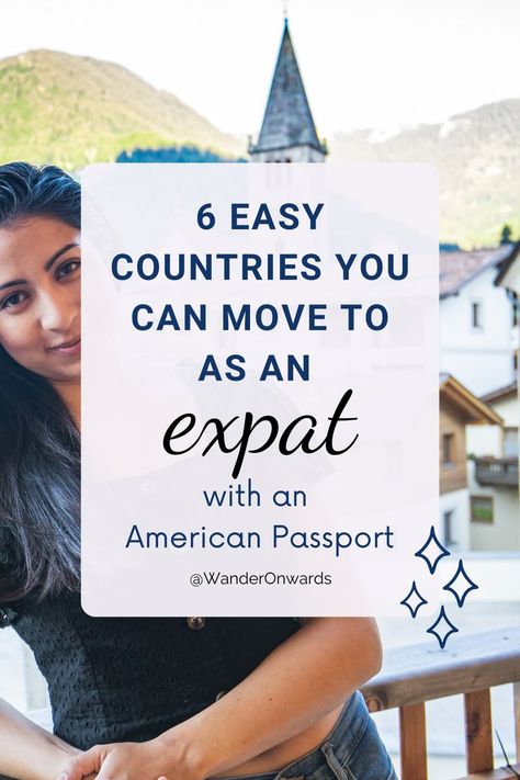 This article will focus on the 6 easy countries to move to from the United States based on the flexibility of visa options and openness to foreigners. If you have ever dreamt of leaving America behind and moving abroad, this is where you start. Not only will I provide a list of the best countries for Americans to move abroad to, I have also included summaries of the types of visas available and why you should choose one over the other. American Passport, Live Abroad, Moving Abroad, Moving Overseas, Learn Portuguese, Digital Nomad Lifestyle, Travel Jobs, Move Abroad, Living In Europe