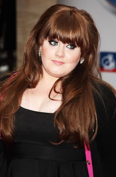 Pin for Later: 25 Adele Facts We Bet You Don't Know She was discovered on Myspace. Adele Before And After, Adele Transformation, Adele Before, Adele Boyfriend, Adele Face, Adele Photos, Adele Weight, Face Fillers, Long Brunette