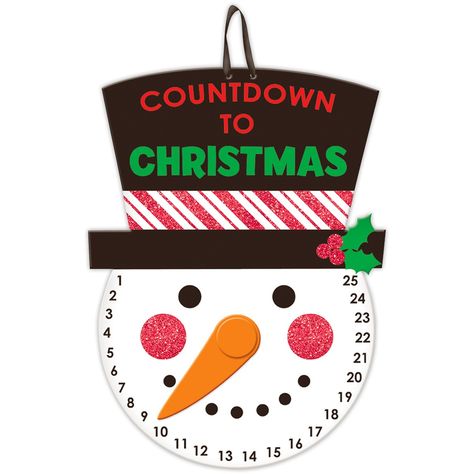 Winter Door Decorations Classroom, Creative Christmas Ideas, Countdown Sign, Winter Door Decorations, Christmas Sayings, Target Christmas, Christmas Clock, Fun Things To Make, Winter Door